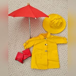 American Girl Retired Molly's Rain Slicker Outfit